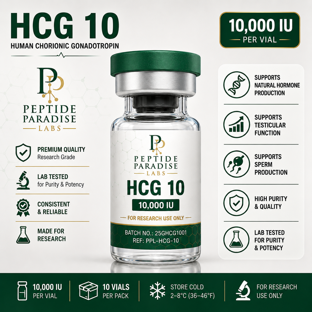 HCG 10 vials