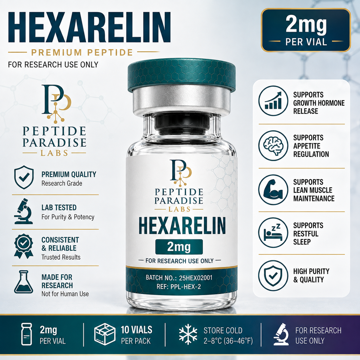 Hexarelin 10 vials